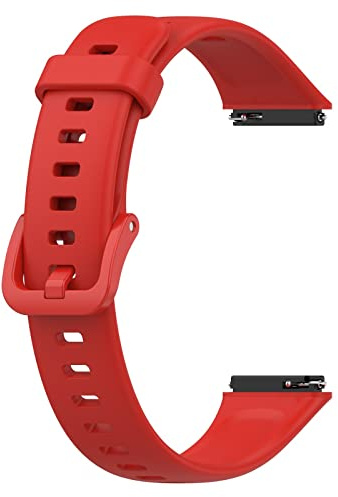 Armband Kompatibel mit Huawei Band 7 Armband - Sport Silikon Uhrenarmband Replacement Wechselarmband für Huawei Band 7 Ersatzarmband (H)
