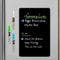 Magnetic Chalk Board Sheet for Fridge - 30 x 20cm, Bright Color Chalk Markers & Easy Clean, Small Blackboard for Home Kitchen Refrigerator, Flexible Magnet Chalkboard as To Do List Memo Message Notice