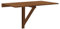 vidaXL Tavolino Muro Pieghevole Rovere Marrone 100x60x56cm Multistrato