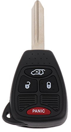 Chiave telecomando senza chiave per Jeep Grand Cherokee 2005 DIY Remote Start – ricambio lama chiave in metallo e plastica