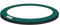 Baunsal® Trampolin Randabdeckung Ø 366 cm mit 26 cm breite in grün-schwarz und 20 mm dick uv-beständig reißfest Trampolin Ersatzteile Trampolin Schutzrand für das Trampolin Outdoor