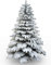 Weihnachtsbaum, voller Weihnachtsbaum, beflockter Schnee, Premium-Fichte, aufklappbar, mit massiven Metallbeinen, perfekt für künstlichen Weihnachtsbaum im Innen- und Außenbereich (Farbe: 180 cm)