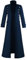 SUCADA Gothic Mantel Herren Steampunk Mittelalter Langarm Mantel Zweireiher Retro Jacke Für Halloween Party Robe Cosplay Kostüm Viktorianischen Einfarbig Mantel Herren D-Blue XL