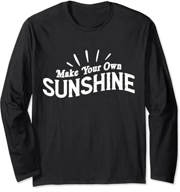 Bring a ray of sunshine to your day with our Make Your Own Long Sleeve T-Shirt
