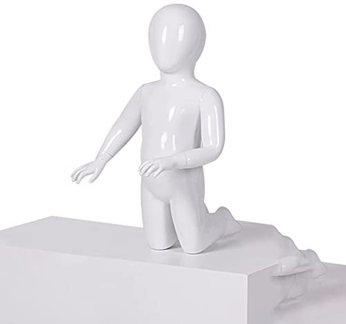 Schaufensterpuppe Für Kinder, Realistische, Stabile Schneiderpuppe Für Abgestuftes Ausstellungsregal/Fenster, Sitzende/Stehende Schaufensterpuppe Für Jugendliche Und Kinder