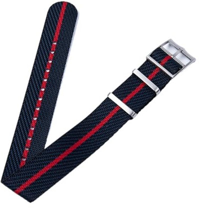 MENGKE Ersatzarmband für Nato-Zulu-Uhr, Bnad, Nylon, kompatibel mit Tudor-Armband, verstellbares Armband, 316L-Dornschließe, 20 mm / 22 mm, 20 mm, Achat