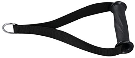 Fitnessgriff Ergonomisch, Schwarz, Rutschfest, für Widerstandsbänder