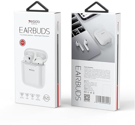 My Fone Store Wireless Earbuds Bluetooth 5.3, True Wireless In-Ear Headphones with Smart Touch, HiFi Sound, 4H Playtime + 250mAh Charging Case, 15M Range, Compatible with iPhone Android
