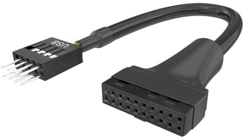KINSPON Cable adaptador USB 3.0 a 2.0 para conexión entre placas base actualizadas y dispositivos USB tradicionales