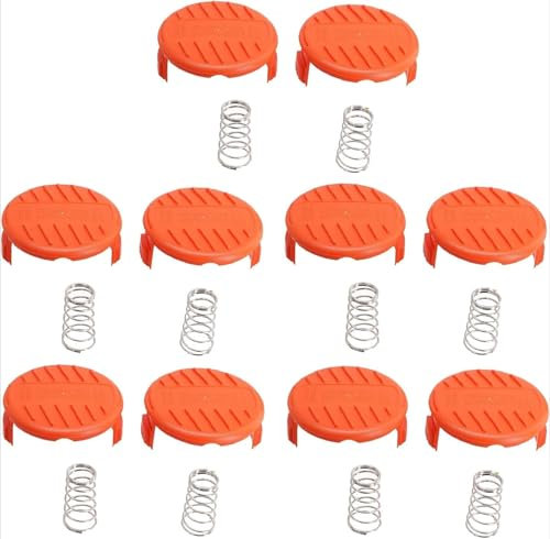 StarRing Lot de 10 cache-bobines de rechange pour débroussailleuse Black Decker ST4525 ST5528 GH400 GL580 GLC1825
