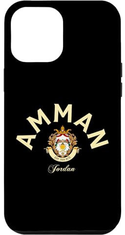 Amman Jordan Capital Jordanian Gift, Flag Of Jordan Case for iPhone 12 Pro Max
