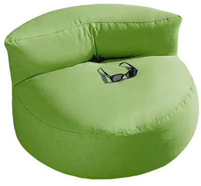 Bean Bag Stuhlbezug, wasserdicht, für den Außenbereich, tragbar, weich, für Erwachsene, Lounge und Strand, ideal für Garten, Camping, Pool und Wohnzimmer, Hellgrün