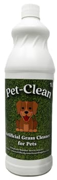 Pet-Clean Artificial Grass Cleaner | 1 Litre Bottle, Pet Urine Odour Remover for Synthetic Turf and Artificial Grass | Use in a Sprayer or watering can. (1 Litre)