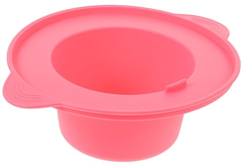 400ml Pink Silicone Wax Warmer Liner Replacement Wax Bowl | Wax Pot Insert, Even Heating, Large Capacity, Beauty Treatments and Skincare Routine