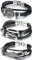 Cupimatch 3PCS Herren Damen Retro Armband, geflochten Punk Rock Infinity Royal Flush Poker Karte Angel Wings Manschette Kordelkette Armband Set, Leder Legierung, schwarz