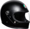 AGV X3000 ECE 22-05 Solid Motorrad Integralhelm ECE 22-05 Legends, Vintage Retro, Matt Schwarz, S
