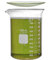 Corning Pyrex 1000-1L, 1000ml Glass Beaker with Corning Pyrex 9985-125, 125mm Watch Glass, Low Form Griffin, Double Scale (Single)