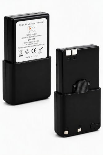 PC PB-34 Ersatzakku für Kenwood TH-22 TH-79 TK-208 TK-308 Funkgerät - Premium NI-MH Walkie-Talkie Batterie 9.6V 1100mAh