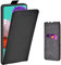Adicase Galaxy A51 Hülle Leder Tasche für Samsung Galaxy A51 Handyhülle Flip Case Schutzhülle (Schwarz)