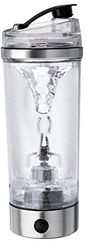 xiaowang Shaker à protéines Hahepo 250 ml / 10z - Bouteille de shaker électrique anti-fuite - Mixeur électrique portable Vortex