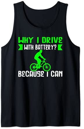 E-Bike Biker Elektrofahrrad Tank Top