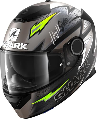 Shark Spartan Adrian Parassol Mat Helm, anthrazit/grün, XS (53/54)