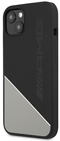 CG MOBILE AMG AMG Liquid Silicone Two Tones Line für iPhone 13 (6,1 Zoll) – Grau