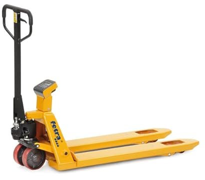 Gabelhubwagen 2000 Kg Polyurethanbereifung mit Waage