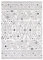 andiamo Webteppich Bolonia modernes Design robust strapazierfähig Fußbodenheizung geeignet 60 x 110 cm, Altrosa-weiß, 750590