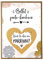 Joli Coon Carte a gratter - Cadeau marraine demande - Veux-tu être ma marraine avec enveloppe