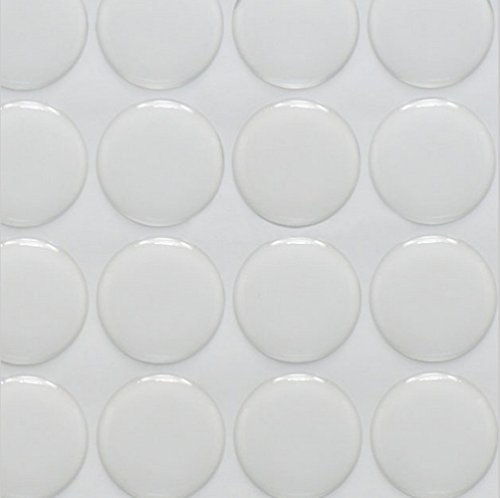 100pcs 1 inch Round Clear Epoxy Sticker for DIY Bottle Cap Sticker