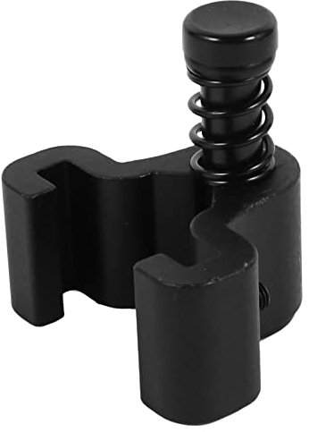 DOITOOL Türstopper Aus Aluminium Mit Feder – Für Bodenführung Robuste Hardware Für Schiebetüren Türstopper Schwarz TüR Scheunentür Hardware