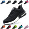 Zapatos de Seguridad Hombre Mujer Zapatillas Trabajo Ligero Comodo Calzado de Seguridad con Punteras de Acero Transpirable Antideslizante Blanco EU 47