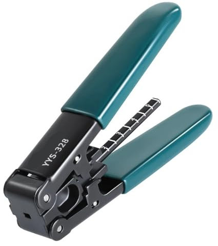 YYS-328 Pelacables de fibra óptica FTTH, alicates peladores de cables, alicates peladores y de corte