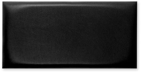 YSZBD wandkissen Leder wandpaneele Bett gepolstert wandpolster selbstklebend polsterwand für Bett Bettkopfteil Lendekissen(#Black,50x20cm)