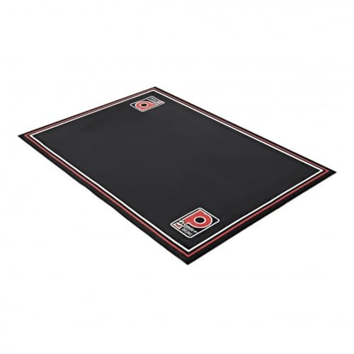 Premier 130cm x 90cm Non-Slip Drum Mat for Acoustic and Electronic Drum Kit | Fits smaller kit setups, 2.5mm non-slip rubber backing, robust 6.5mm carpet thickness, waterproof for easy cleaning