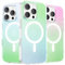 ORNARTO Compatible with iPhone 16 Pro for MagSafe Case,Shockproof Protective Rainbow Case,Wireless Charging Magnetic Phone Cases Cover 6.3 inch-Aurora