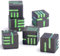 Technologie Metall Würfel, DND Würfel Set 6mm, ZHOORQI W6 Spielwürfel Neu Gestaltete Konzept Würfel für Dungeons and Dragons und RPGs(D6-Glitter Green)