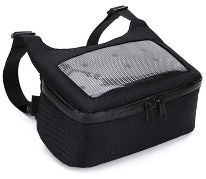 NIHENHAO Borsa anteriore in tessuto per moto, scooter, multifunzione, impermeabile, con tasca per navigazione, parabrezza