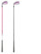 #7 Fer de golf pour gaucher pour femme, fer de club de golf pour femme avec tige en carbone, club de golf rose (gauche, tige en acier, rose (#7))