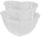 LALADEFIEE Heart Shaped Dessert Bowl Ceramic Baking Bowl Home Decorative Trays Kitchen