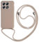Keteen Handyband hülle für Xiaomi 14T Pro Handyhülle mit Band Slim Silikon Schutzhülle mit Abnehmbar Kordel Stossfest Bumper Cover zum Umhängen Necklace Handyhülle für Xiaomi 14T Pro -Pink