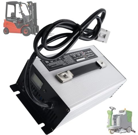 Chargeur De Batterie 1500 W Chargeur De Batterie pour Chariot Élévateur 48V 25A avec Connecteur Anderson 50A/120A/175A/350A Chargeur De Batterie pour Chariot De Golf,pour Batterie Au Plomb(350A)