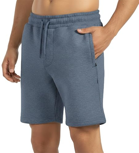 SMILODOX Shorts Herren Rion, Regular Fit Sportshorts mit Reißverschlusstaschen, Fitnessshorts elastischer Bund & Kordelzug, Workout Trainingshose, Ideal für Gym, Freizeit & Streetstyle