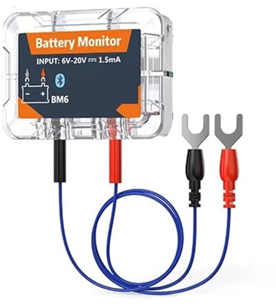 Drahtloser Bluetooth-Batteriemonitor, 12 V, Überwachung Des Batteriezustands Der Autobatterie, Batterietester For Motorrad, LKW, Auto Einfach Zu Bedienen
