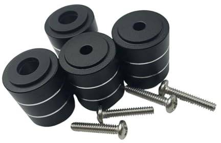 Cnrfeoap Aluminiumfüße, PC-Gehäuse, Lautsprechergehäuse, Isolationsständer, Standfuß, Plattenspieler, Dämpfer, Wärmeableitung, Zubehör, Wasserkühlung, Gehäusefüße