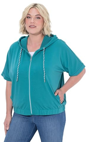 Ulla Popken Damen Sweatjacke