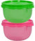 Tupperware bols/Tasses (Tropical Twins ronde) – 250 ml – Lot de 2