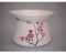 TeaLogic Stövchen Cherry Blossom Kirschblüten, weiß rosa, Porzellan, 8x12 cm