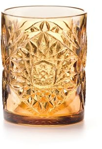 FADE 53132 Maison Vintage Ambra Set 6 Bicchieri, 300 Millilitri, Vetro, Argento